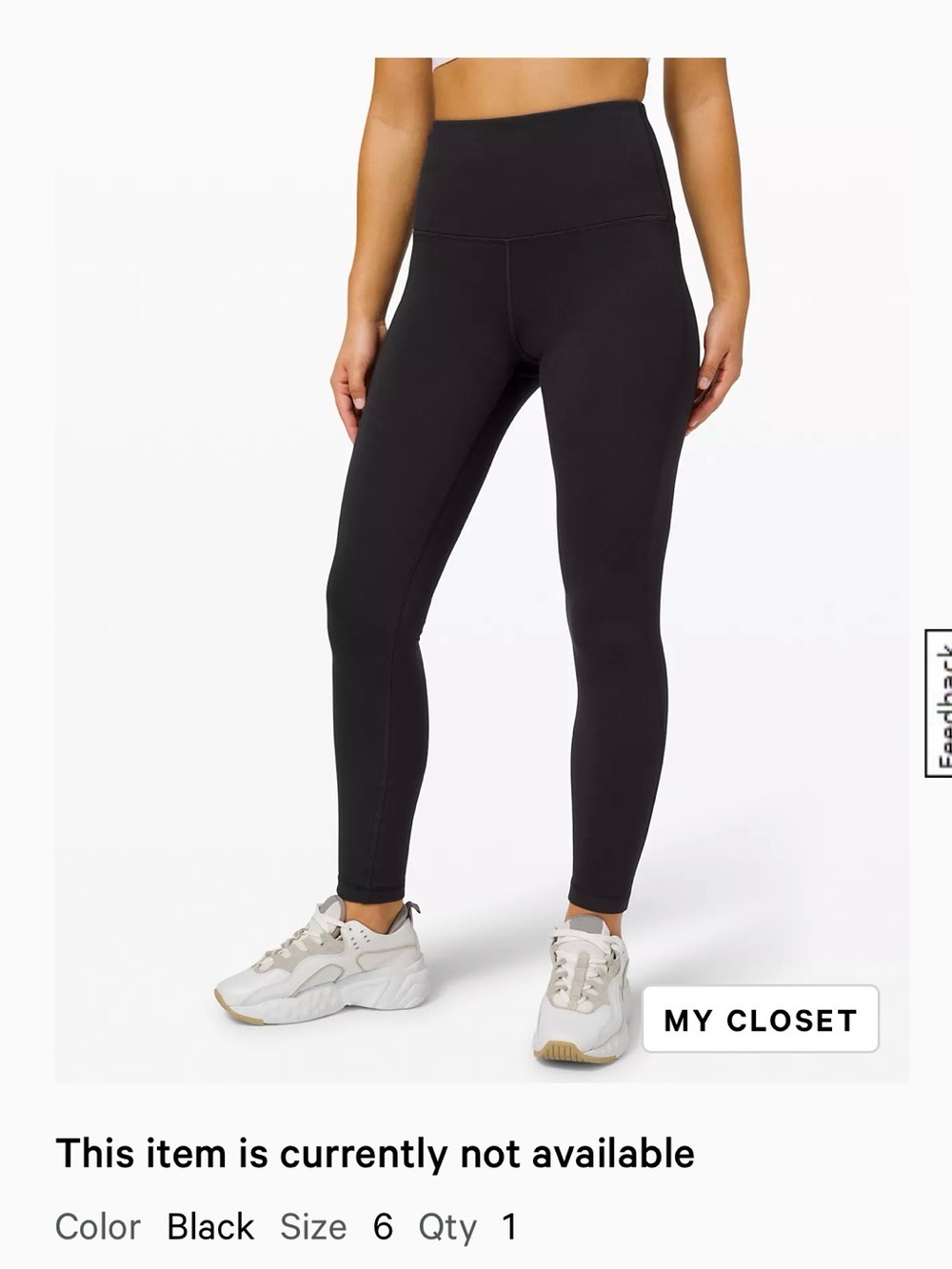 Lululemon Black High-Rise Leggings